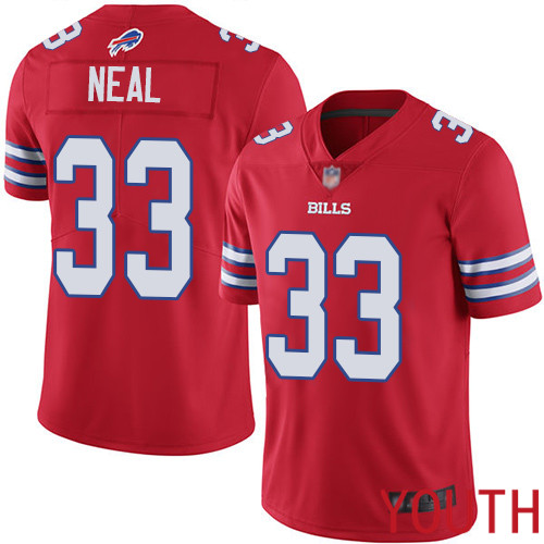 Youth Buffalo Bills #33 Siran Neal Limited Red Rush Vapor Untouchable NFL Jersey->youth nfl jersey->Youth Jersey